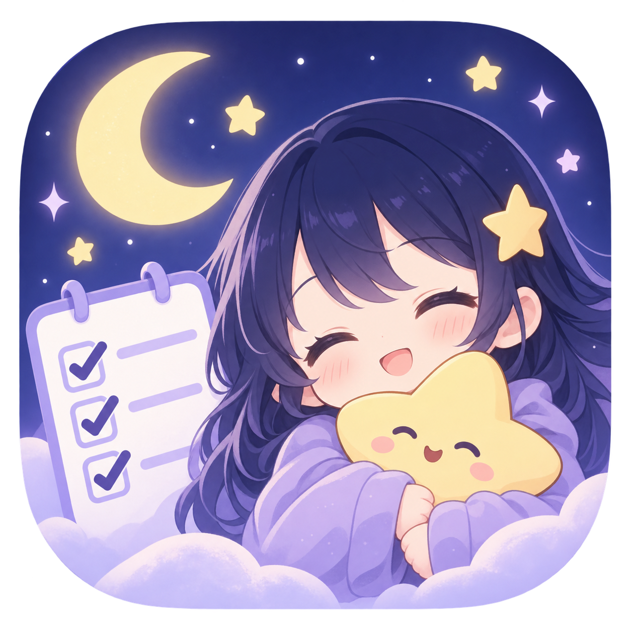 よぞらちゃんの今日これできた！ アプリアイコン