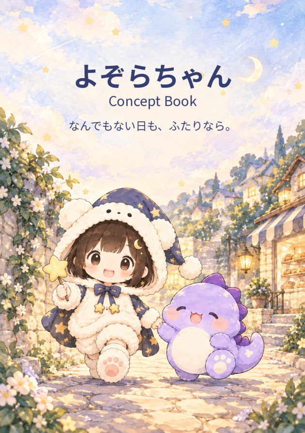 よぞらちゃん公式コンセプトブック表紙