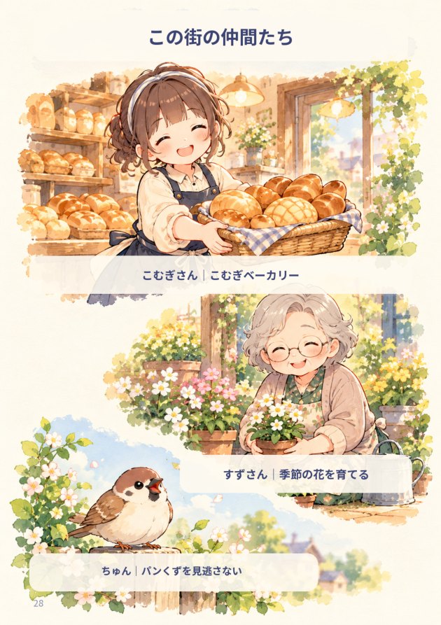 この街の仲間たちの紹介ページ